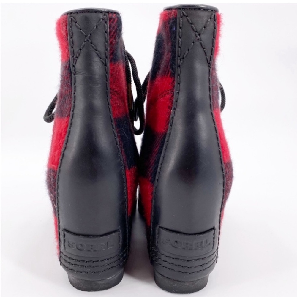 Sorel Pdx Wedge Boot In Red Buffalo Check - image 4